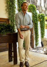 Long Sleeve Shirt-Stretch Tencel Blend