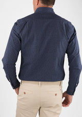 Navy Blazer Tattersall