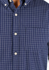 Navy Blazer Tattersall