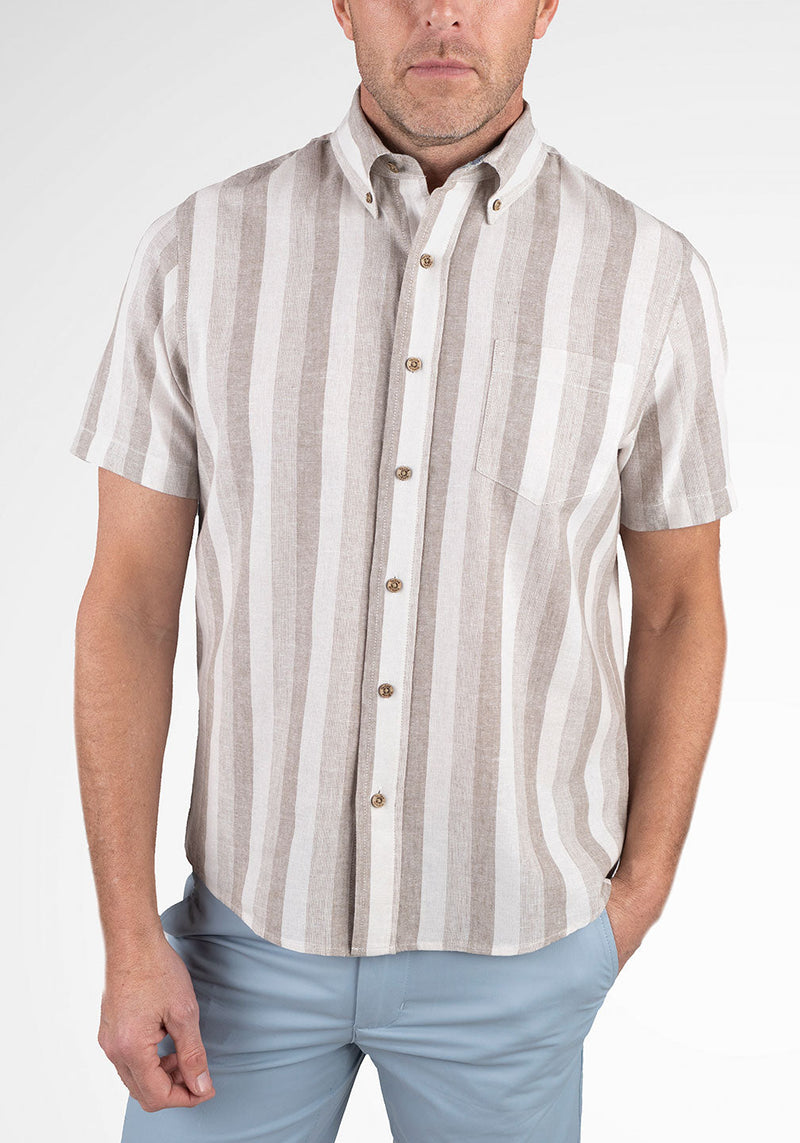 Khaki Tonal Stripe