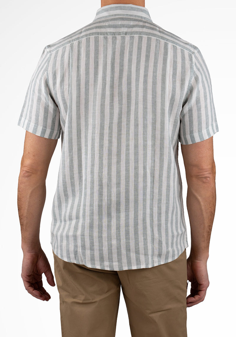 Chinois Green Bold Stripe