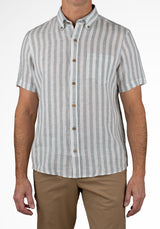 Chinois Green Bold Stripe