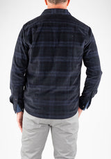 Stretch Corduroy Plaid Shirt