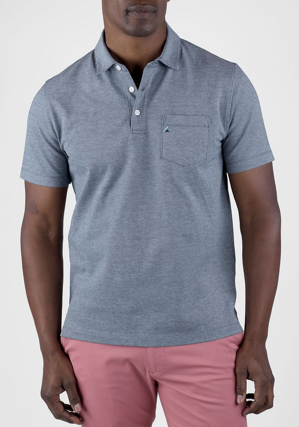 Navy Blazer Birdseye Pique