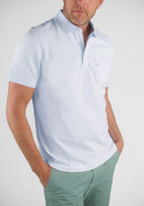 Cashmere Blue Birdseye Pique