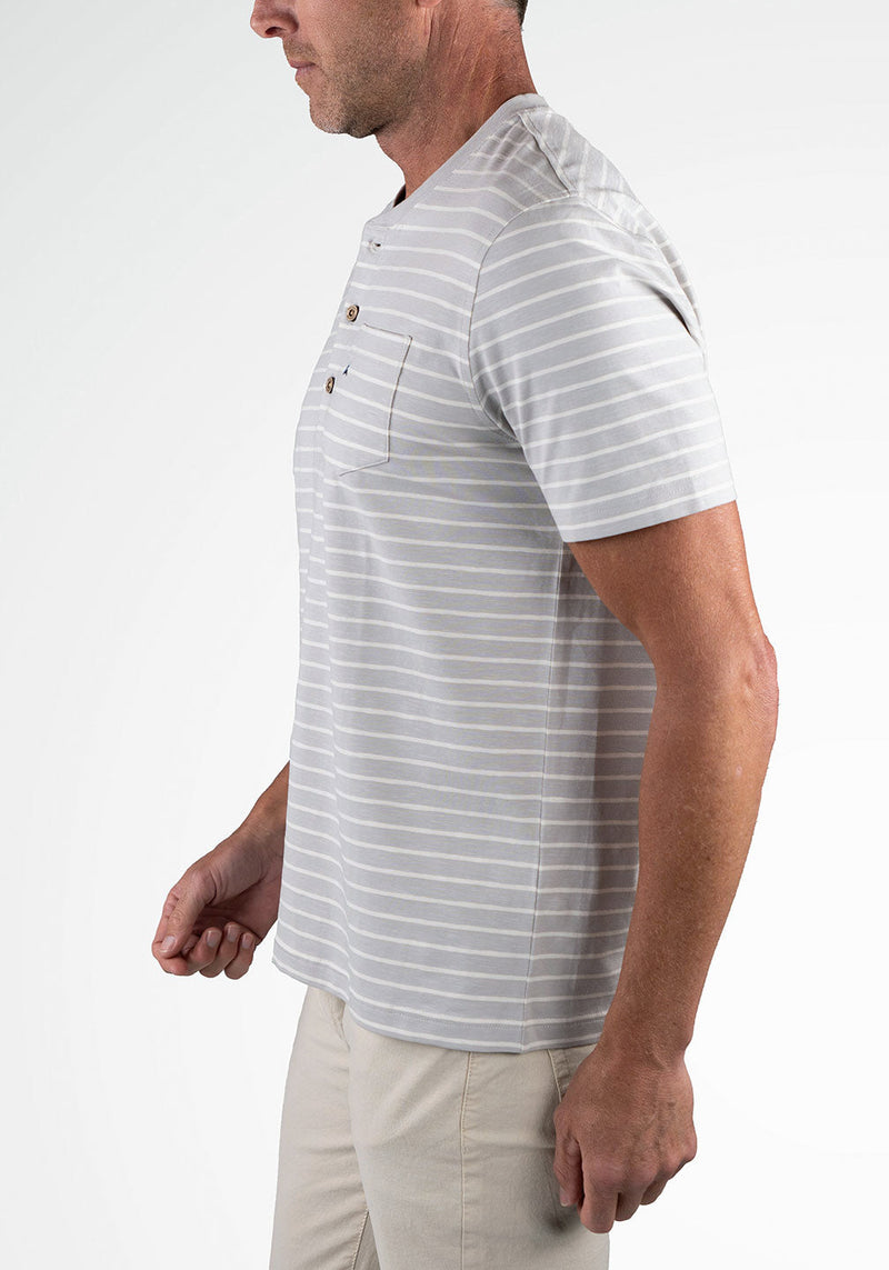 Quiet Gray New Sailor Stripe