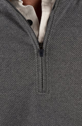 Ultra-Soft Stretch Knit Twill 1/4 Zip